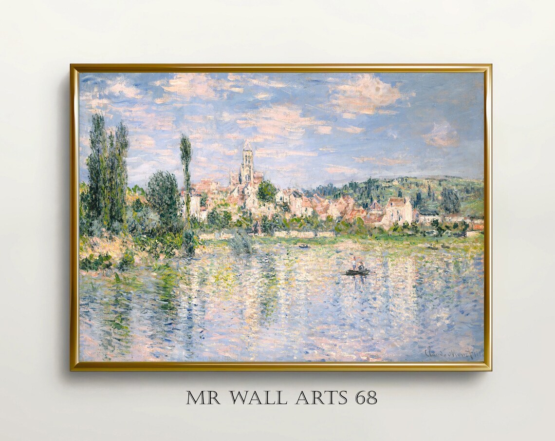 Vetheuil In Summer 1880, Monet-Inspired Art Print