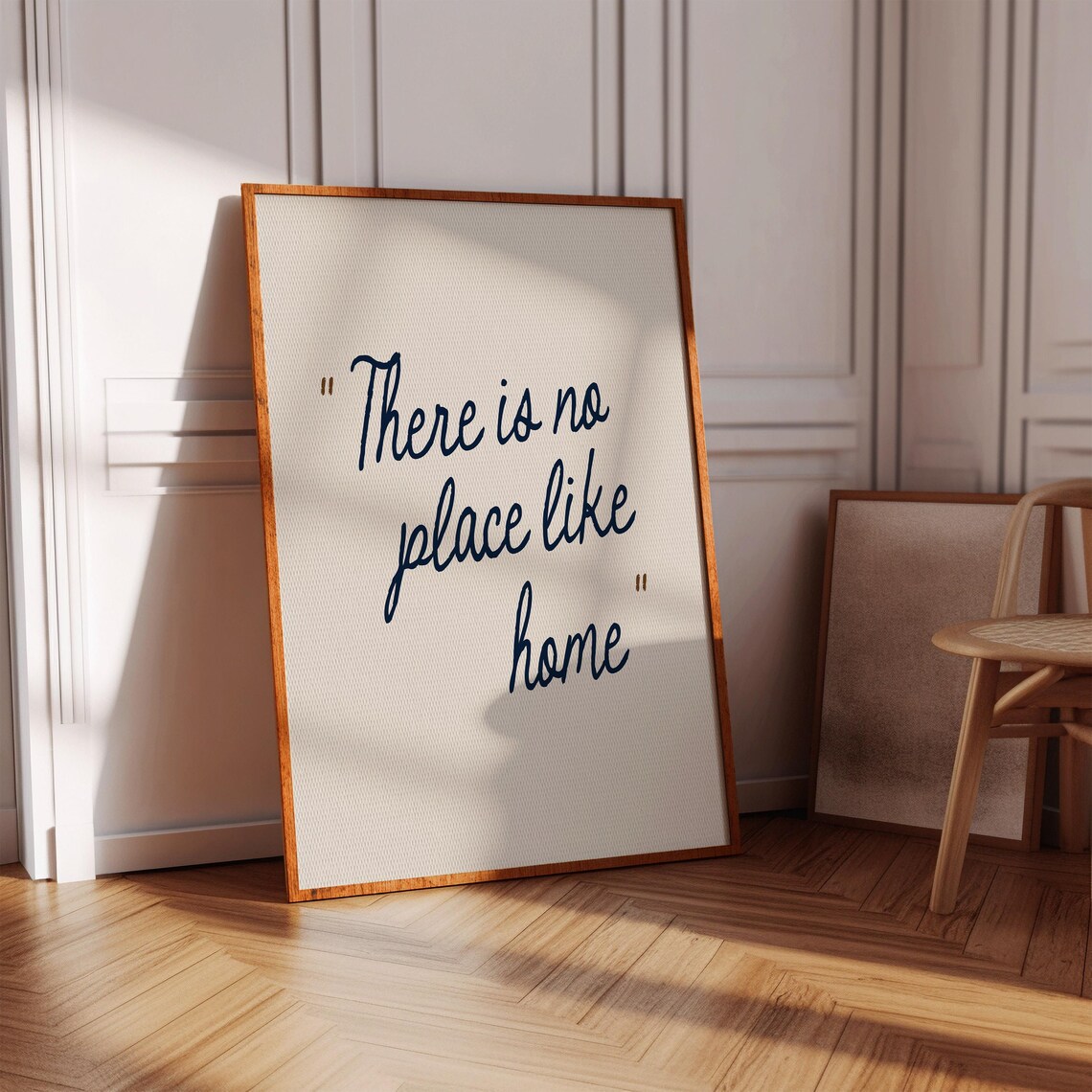 No Place Like Home Quotes Art Print, Housewarming Gift