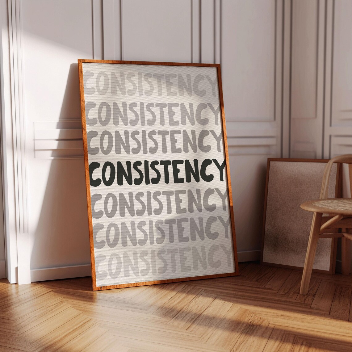 Minimalist Consistency Office Decor Art Print