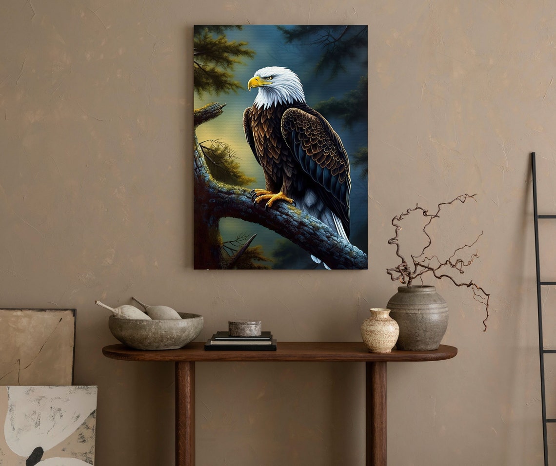 Vintage Eagle Poster Print, Bird Art - Image 4