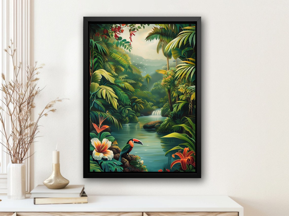 Matisse Tropical Forest Painting Tropical Print Botanical Poster Print Flowers Wall Art - Image 4