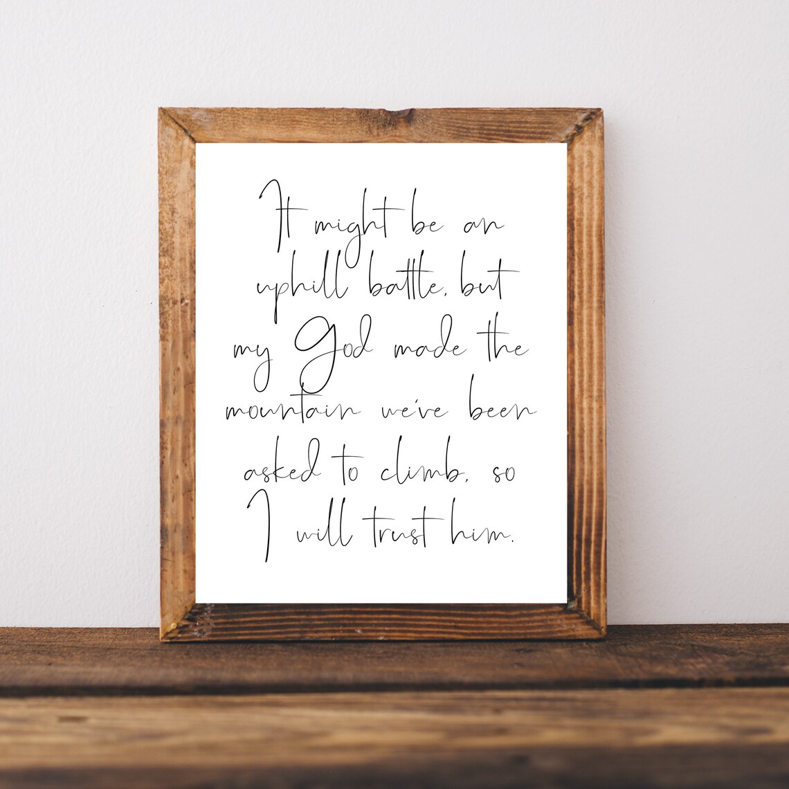 IVF Gifts Infertility Prayer Quote Art Print