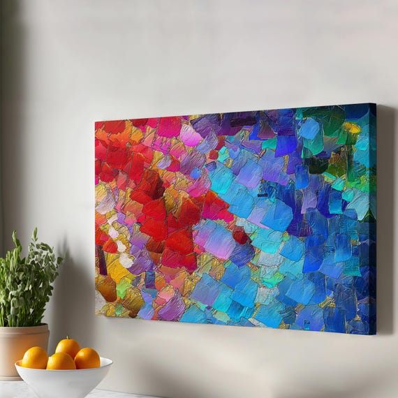 Heart Bite Decorative Canvas Wall Art Abstract Modern Decor Housewarming Gifts Print