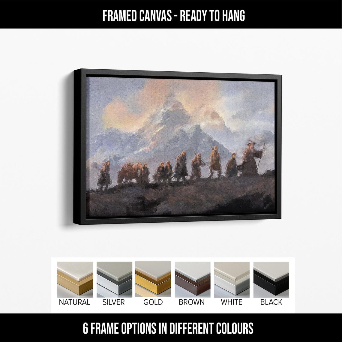 Lord Of The Rings Fellowship Of The Ring Print Lotr Lord Of The Rings Print Lord Of The Rings Wall Art Tolkien - Image 3