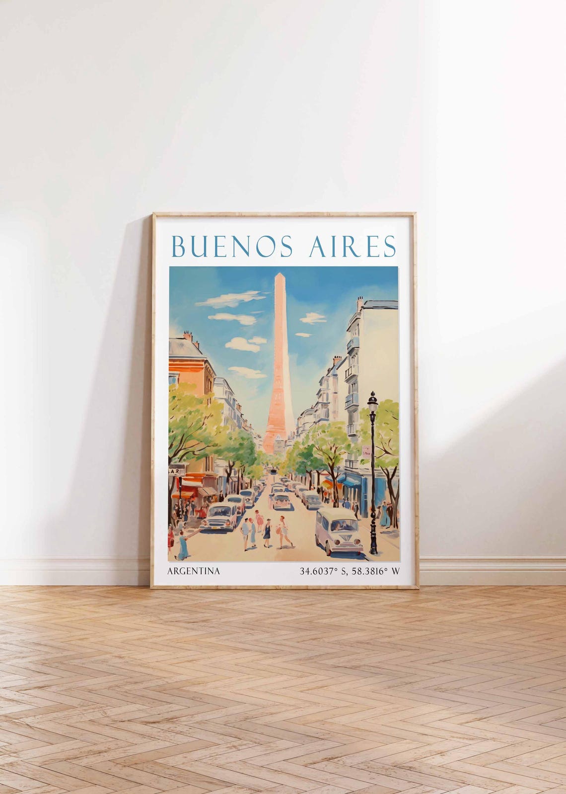 Buenos Aires Travel Poster Argentina Travel Print Argentina Travel Art Travel Poster Colourful Travel Decor Travel Gift - Image 4