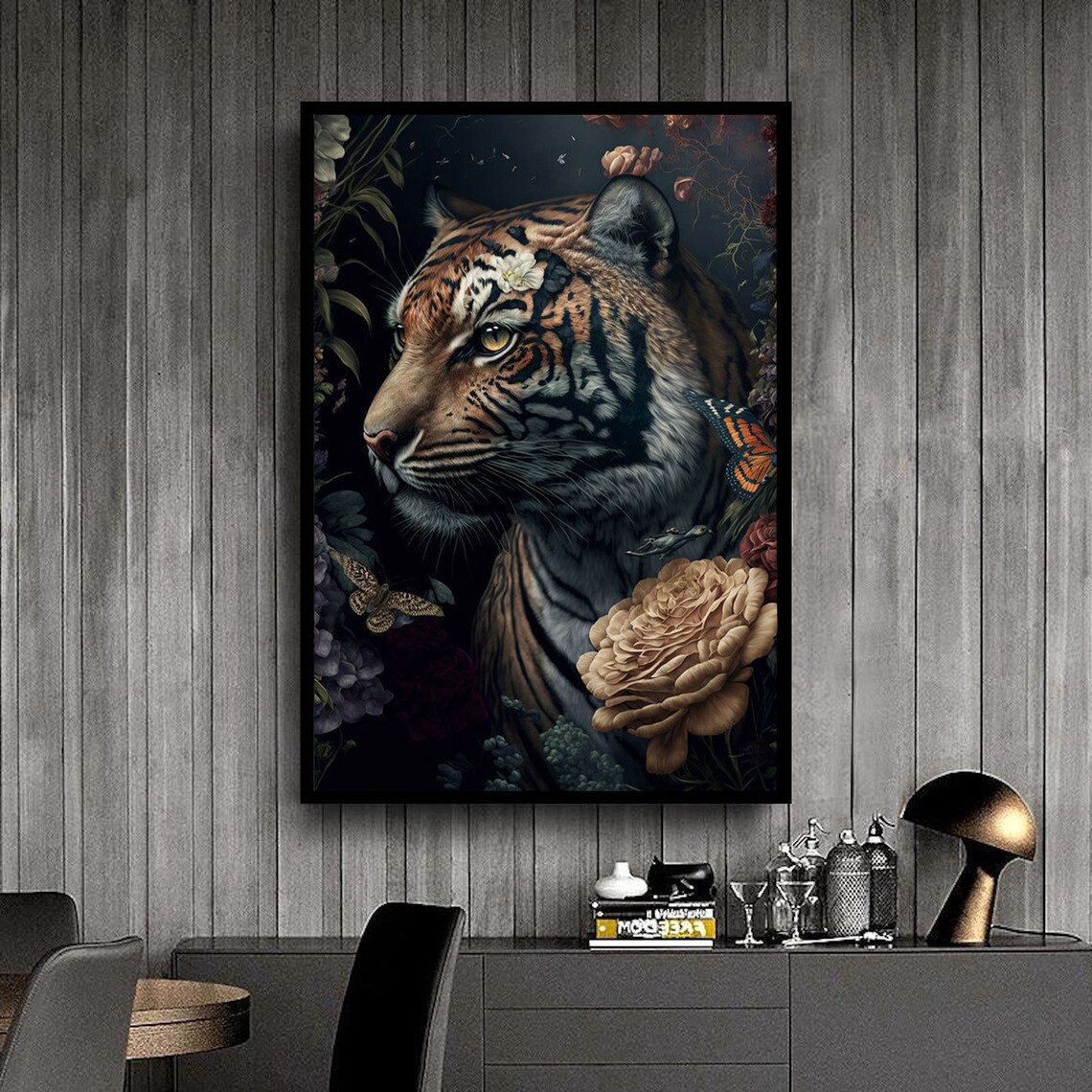 Abstract Leopard Wall Art, Leopard Print