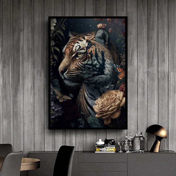 Abstract Leopard Wall Art, Leopard Print