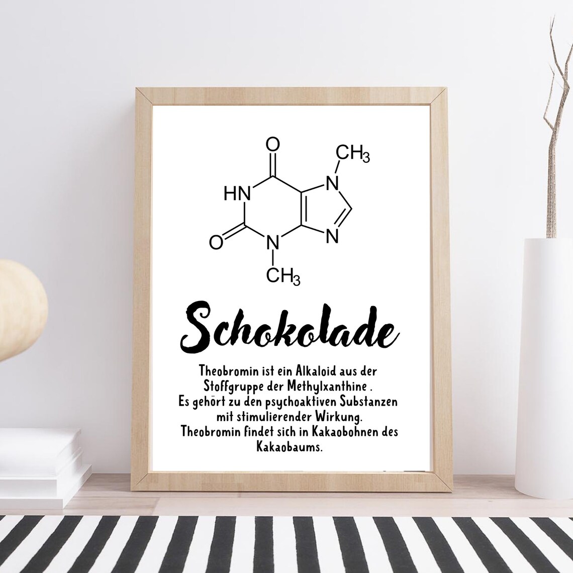 Chocolate Molecule Definition Chemistry Love Gift - Image 2