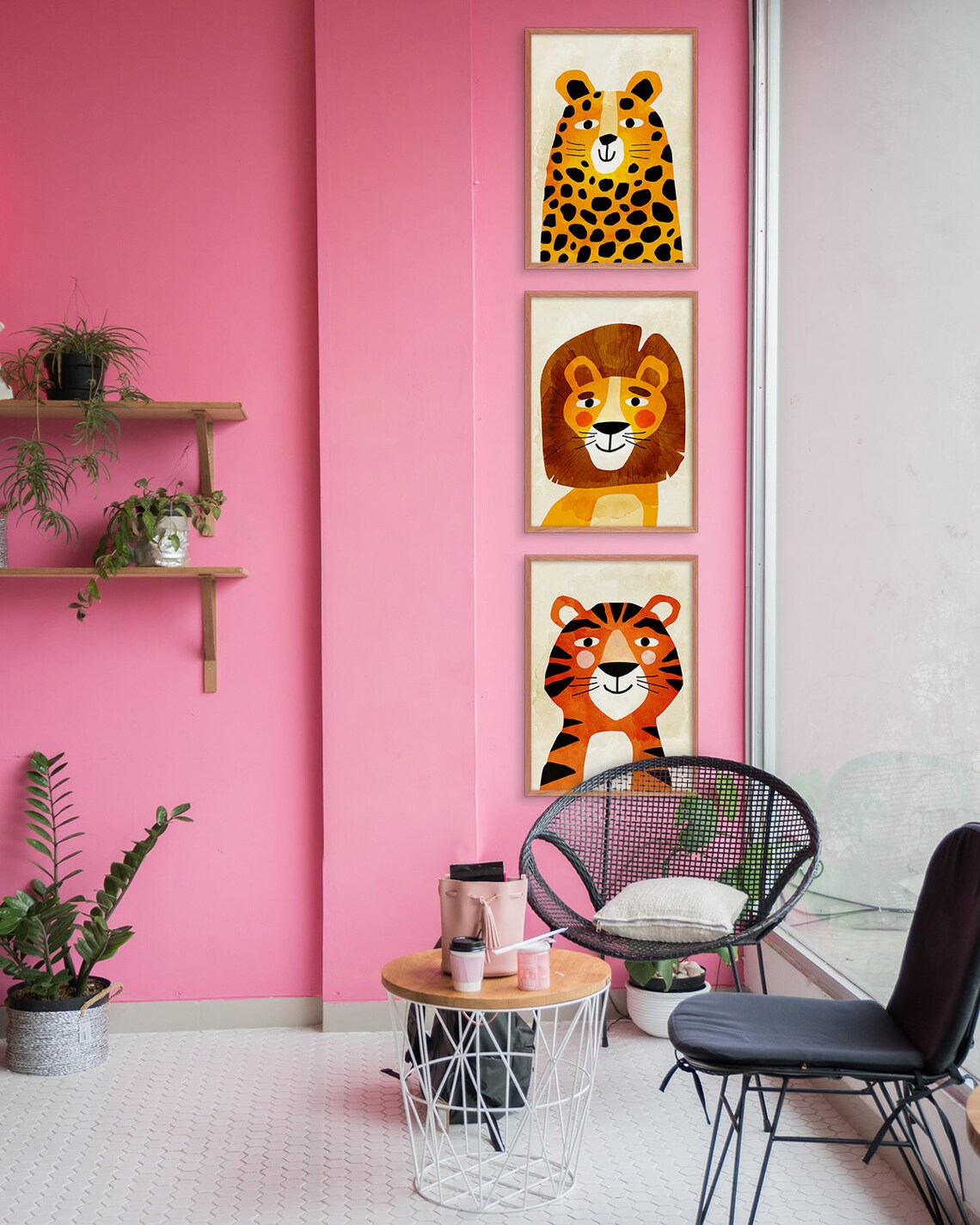 Cheetah Nursery Art Print, Kids Playroom Decor - Image 2