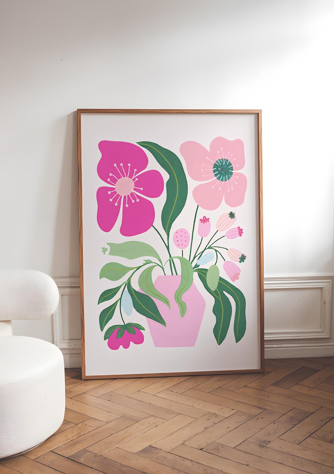 Dopamine Decor, Colorful Retro Funky Maximalist Art Print - Image 2