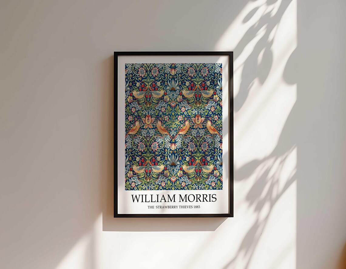 William Morris Vintage Floral Art Print, Botanical Pattern - Image 3
