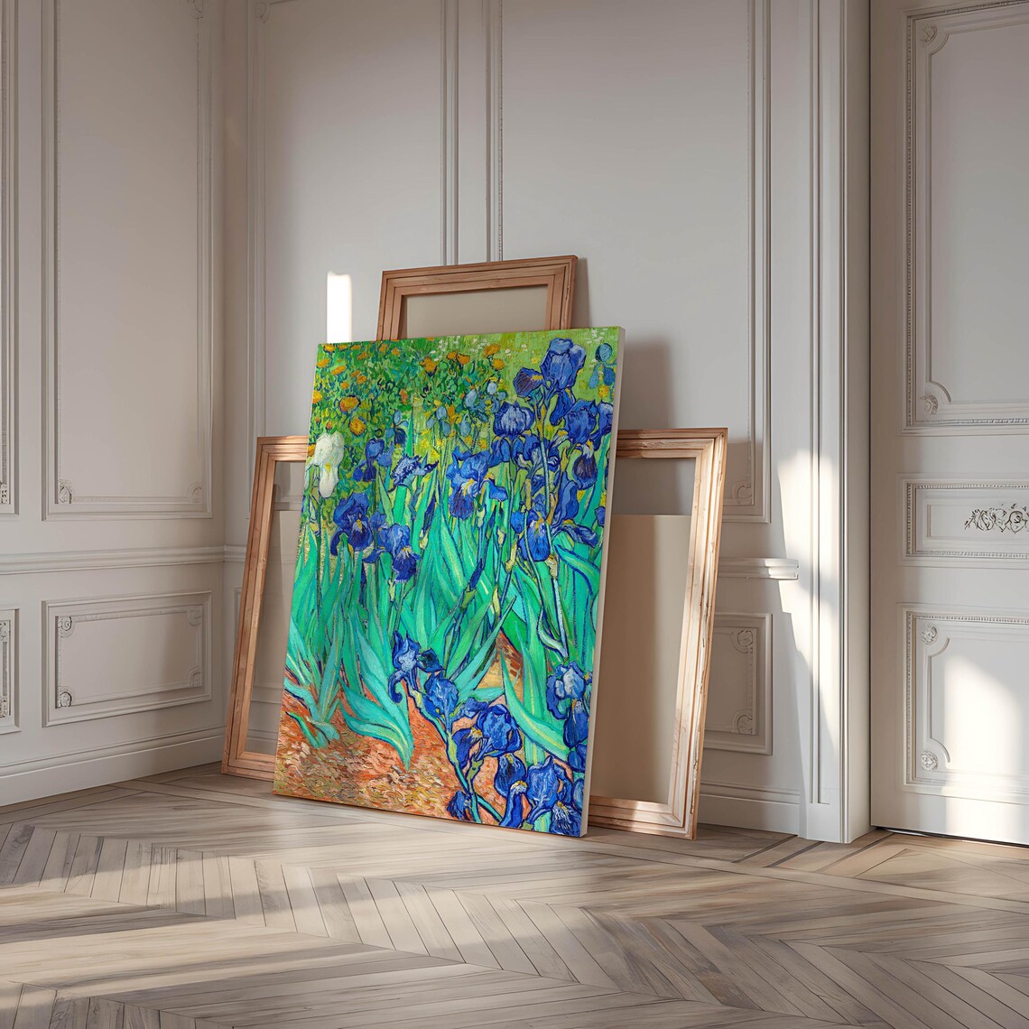 Van Gogh Irises Vintage Botanical Poster Print - Image 5