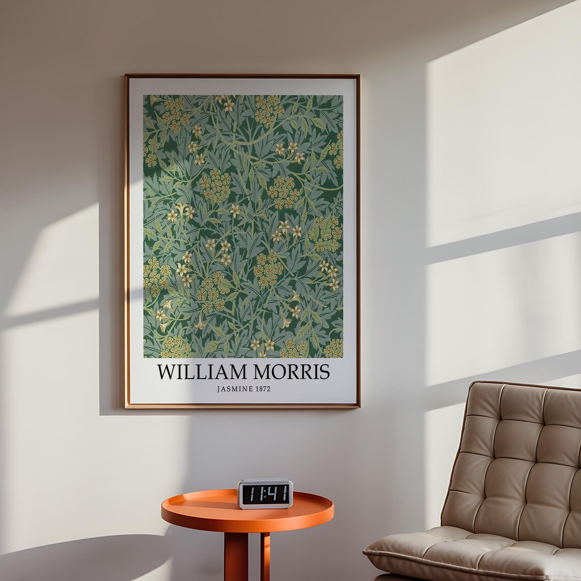 William Morris Vintage Floral Illustration, Botanical Art - Image 2