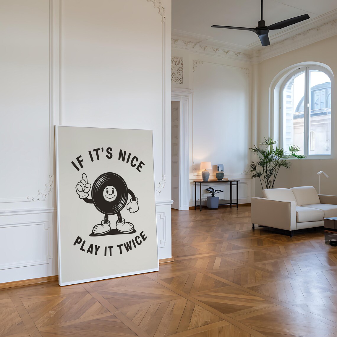 Retro Groovy Record Player Art Print, Vintage - Image 3