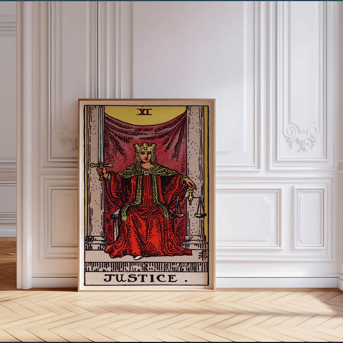 Tarot Cards Rider Waite, Mystical Esoteric Poster - Image 2