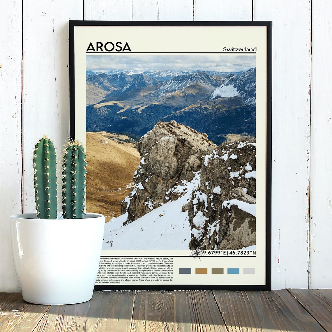Arosa Print Arosa Poster Arosa Wall Art Arosa Travel Arosa Art Print Arosa Artwork Arosa Photo Arosa Switzerland Print - Image 5