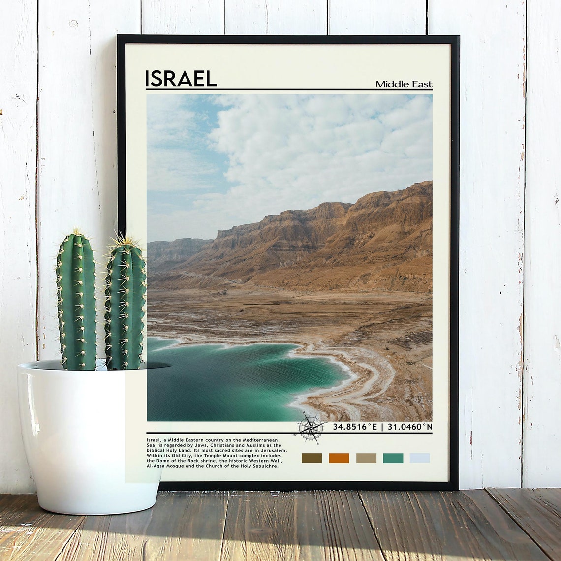 Israel Print Vintage Poster Israel Art Israel Poster Israel Photo Israel Poster Print Israel Wall Decor Jerusalem Poster Travel Gift - Image 2