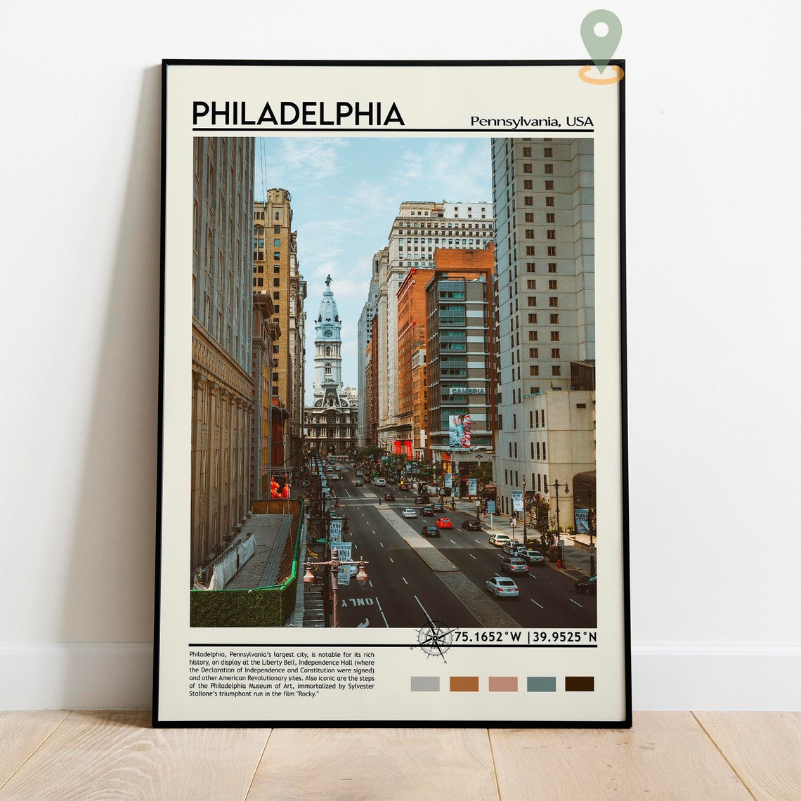 Philadelphia Print Philadelphia Art Philadelphia Poster Philadelphia Photo Philadelphia Poster Print Philadelphia City Pennsylvania - Image 5