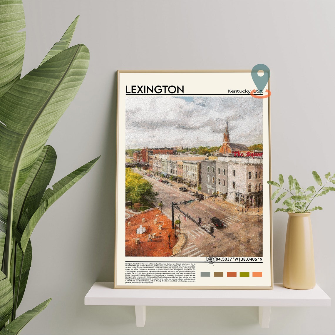 Lexington Print Lexington Poster Lexington Wall Art Lexington Travel Lexington Art Print Lexington Artwork Lexington Photo Kentucky - Image 3