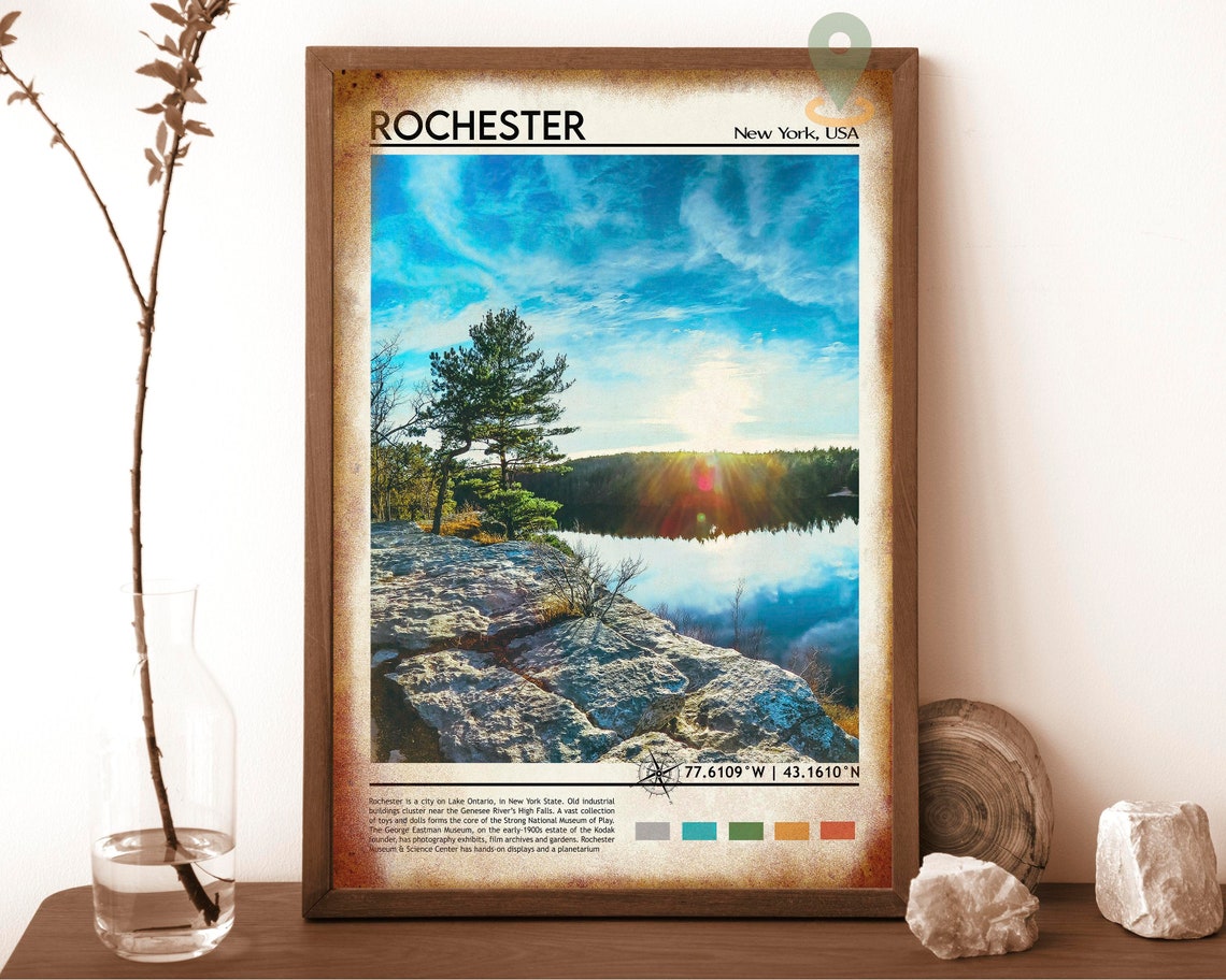 Rochester New York Lake Ontario Sunset Nature Photography Poster - Image 6