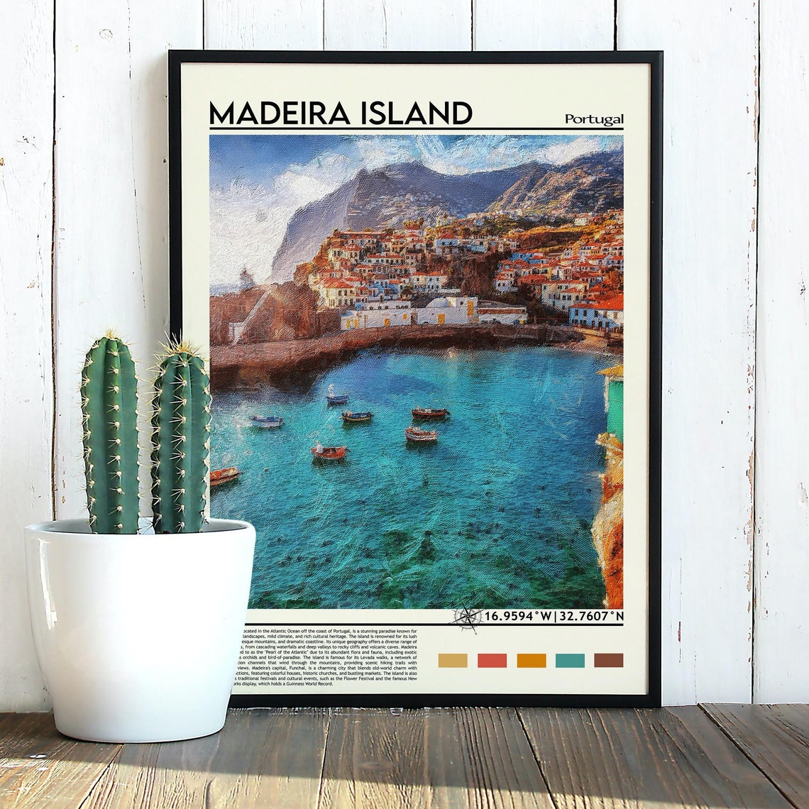 Madeira Island Print Madeira Island Poster Madeira Island Wall Art Madeira Island Travel Print Madeira Island Art Print Madeira Island - Image 5