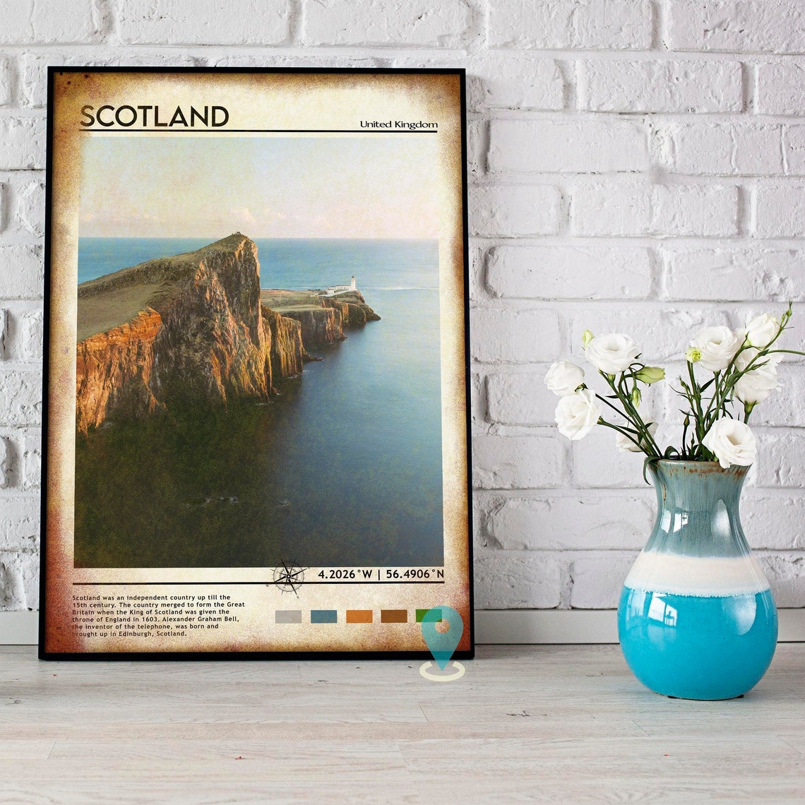 Scotland Print Vintage Poster Scotland Wall Art Scotland Poster Scotland Photo Scotland Poster Print Scotland Wall Decor Scotland - Image 5