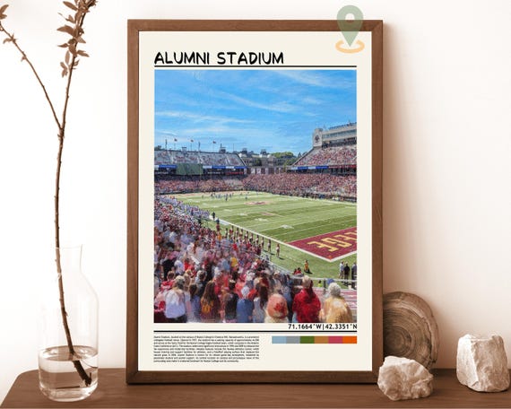 Alumni Stadium Print Alumni Stadium Wall Art Alumni Stadium Poster Alumni Stadium Photo Alumni Stadium Dorm Art Alumni Stadium Boston
