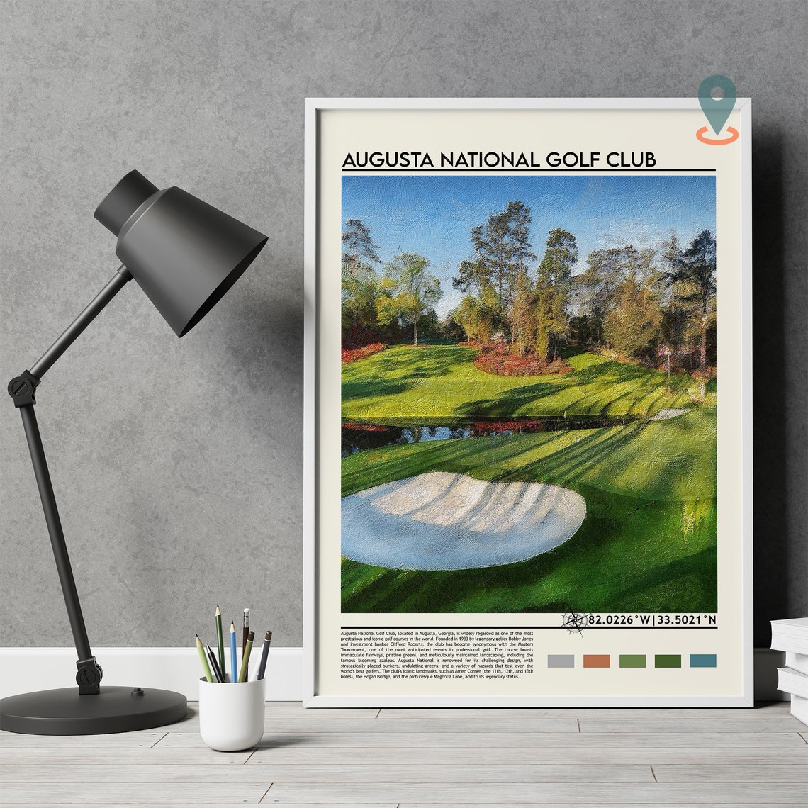 Augusta National Golf Club Georgia Fairway Masters Greens Poster - Image 5