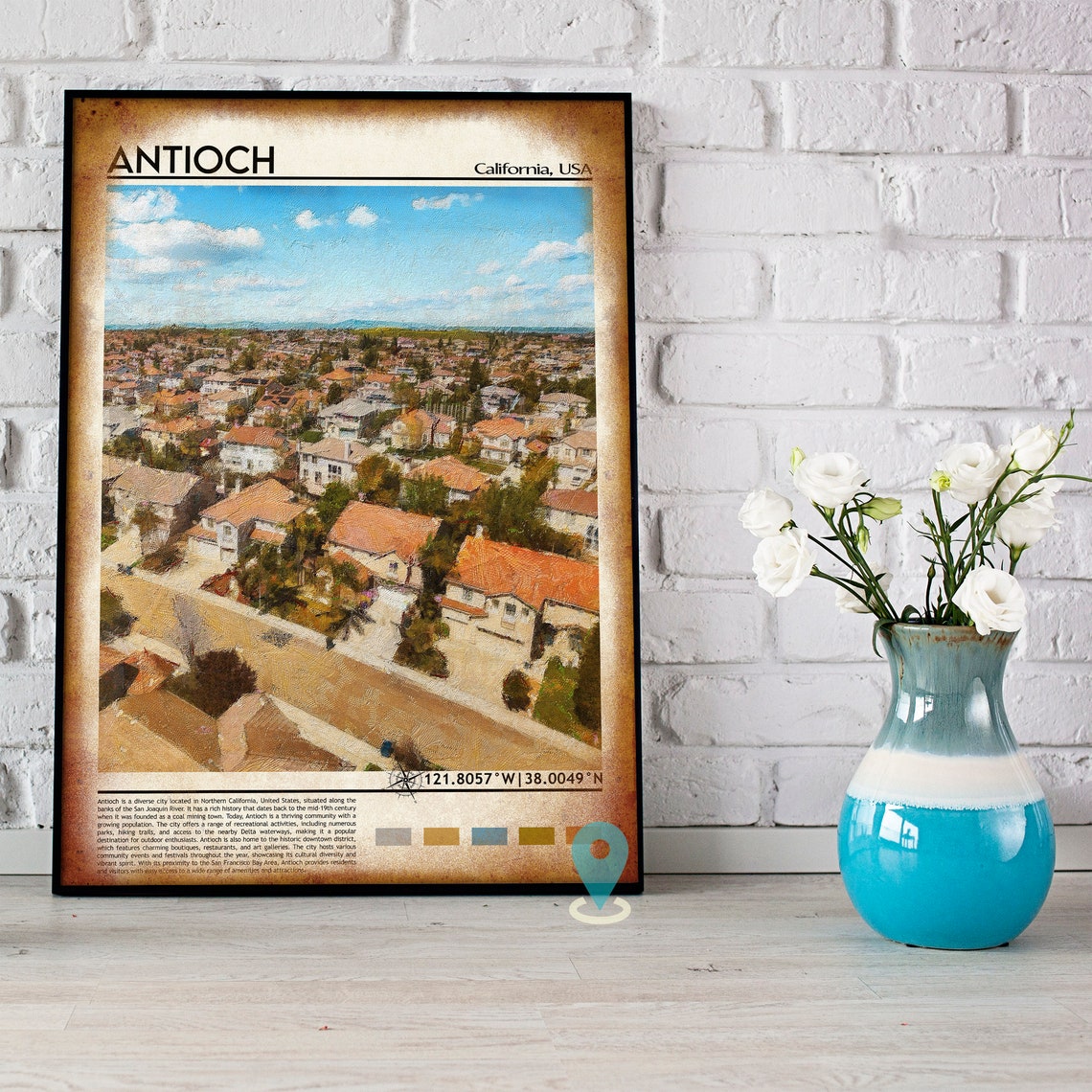 Antioch Print Antioch Poster Antioch Wall Art Antioch Travel Antioch Art Print Antioch Artwork Antioch Photo Antioch California Print - Image 4