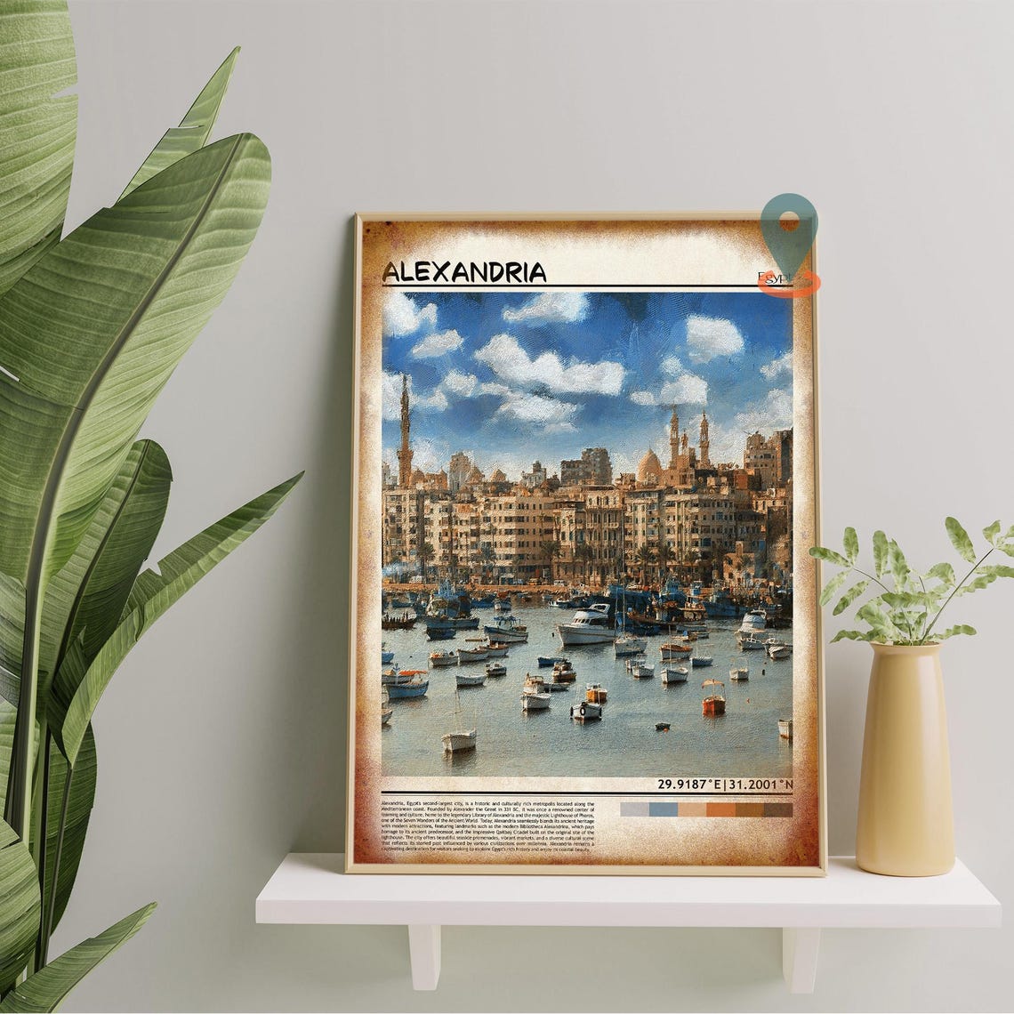 Alexandria Print Alexandria Wall Art Alexandria Poster Alexandria Photo Alexandria Poster Print Alexandria City Alexandria Egypt - Image 5