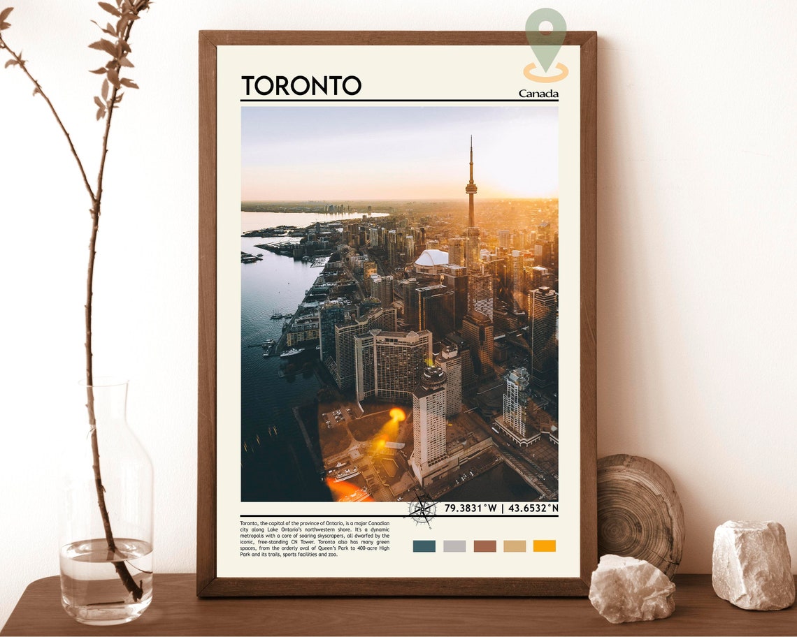 Toronto Print Toronto Art Toronto Poster Toronto Photo Toronto Poster Print Toronto Painting Georgia Travel Poster Toronto Wall Art