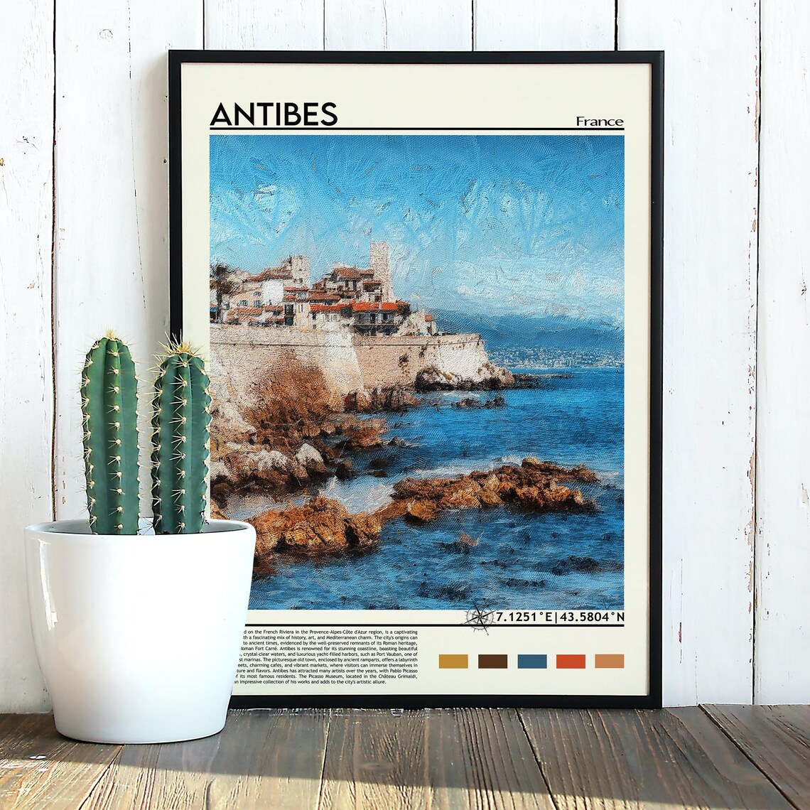 Antibes Print Antibes Poster Antibes Wall Art Antibes Travel Print Antibes Art Print Antibes Artwork Antibes Photo France Print - Image 3