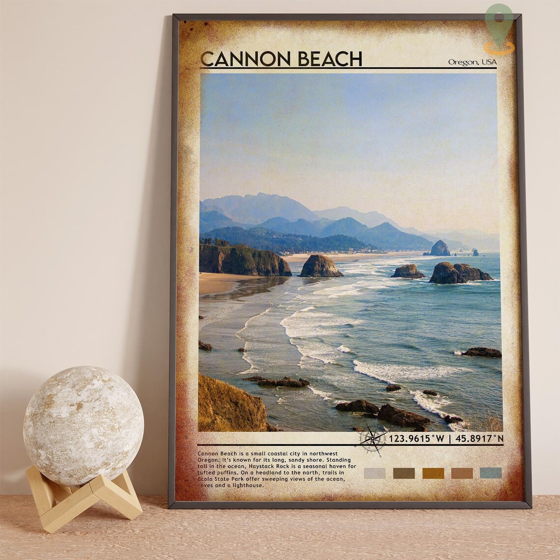 Canon Beach Print Canon Beach Wall Art Canon Beach Poster Canon Beach Photo Canon Beach Poster Print Vintage Canon Beach Poster - Image 2