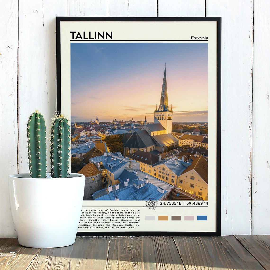Tallinn Print Tallinn Art Tallinn Poster Tallinn Photo Tallinn Poster Print Tallinn Painting Estonia Poster Tallinn Art Work - Image 3