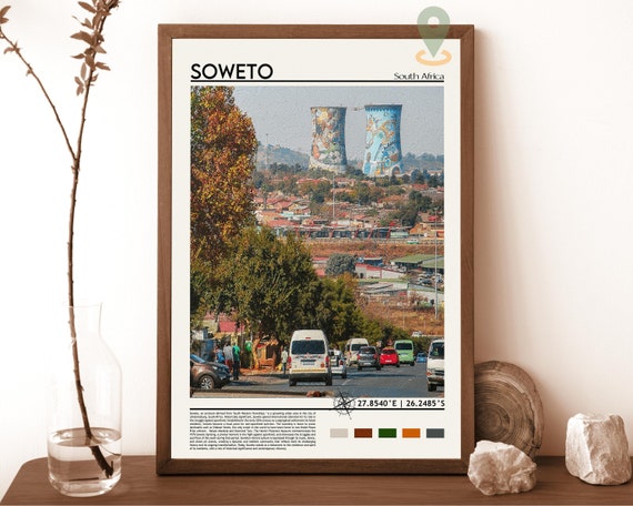 Soweto Print Soweto Wall Art Soweto Poster Soweto Photo Soweto Poster Print Soweto Wall Dcor Soweto South Africa Johannesburg Art