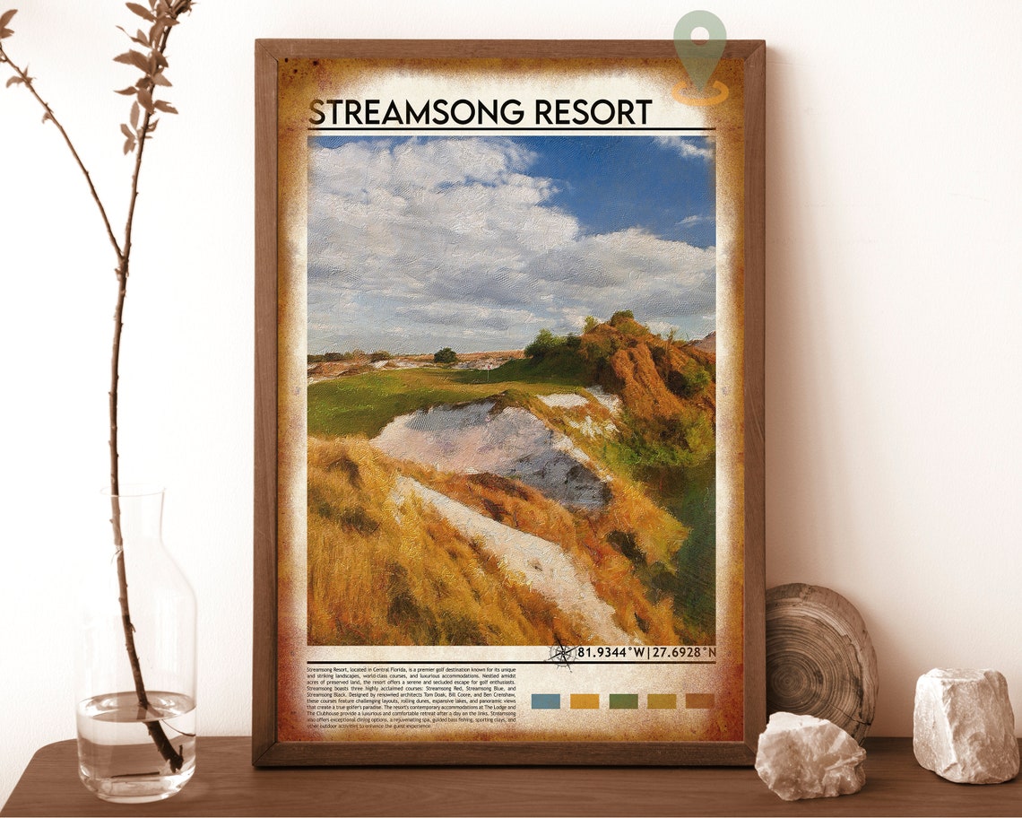 Streamsong Resort Print Streamsong Resort Poster Streamsong Resort Wall Art Streamsong Resort Travel Streamsong Resort Art Print - Image 6