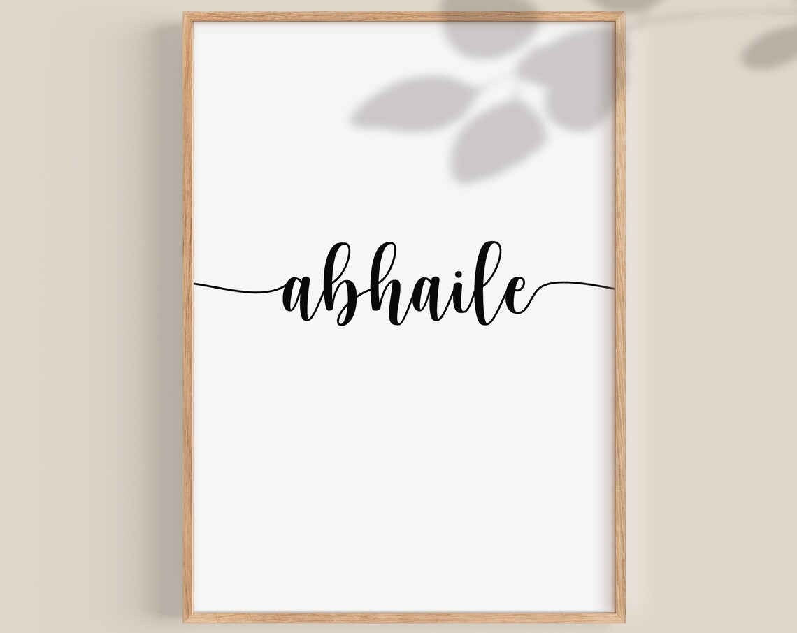 Abhaile St Patricks Day Irish Home Minimalist Art Print