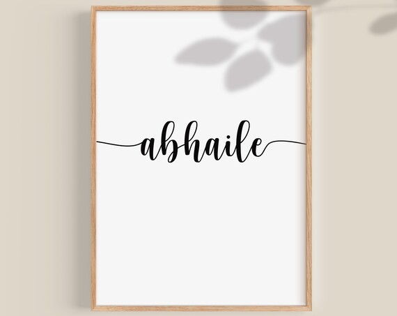 Abhaile St Patricks Day Irish Home Minimalist Art Print