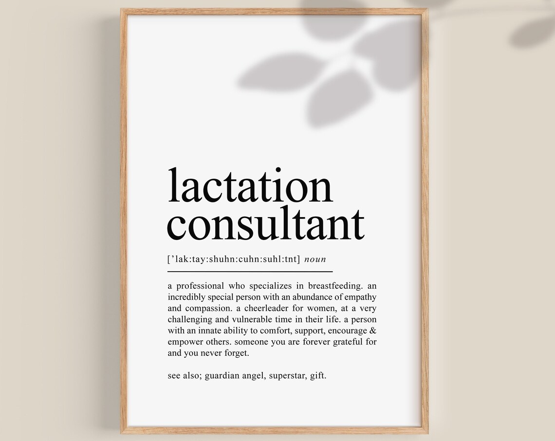 Breastfeeding Consultant Graduation Art Print