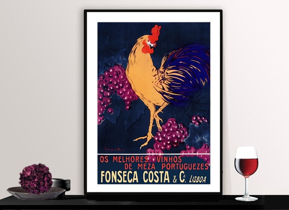 Fonseca Costa Vintage Fooddrink Poster By Leonetto Cappiello Poster Paper Or Print Gift Idea Wall Decor