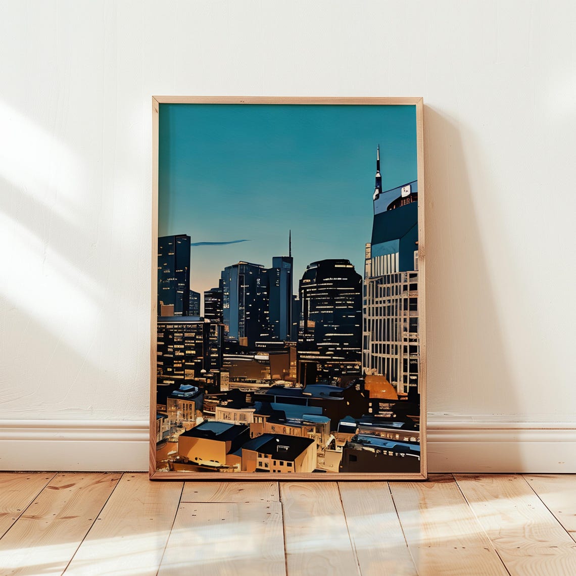 Nashville Watercolor Art Nashville Wall Art Nashville Painting Nashville Artwork Travel Poster Print Nashville Art Print Home Decor