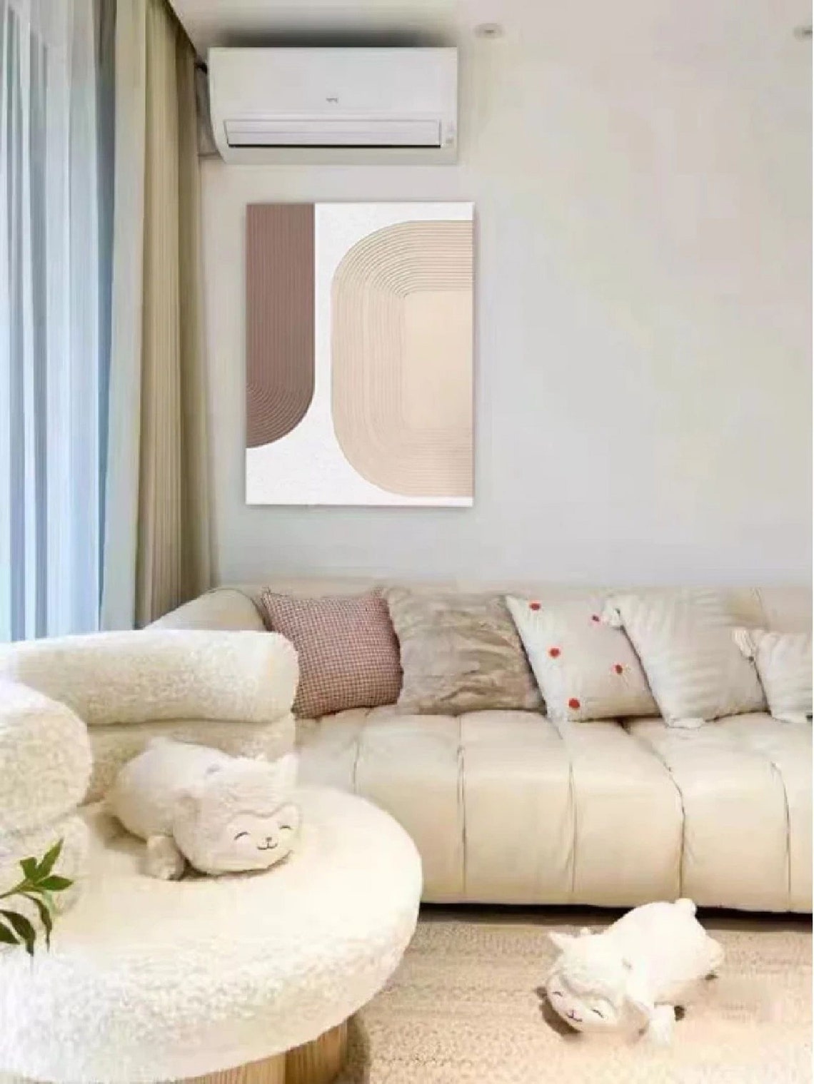 Beige Arch Textured Wall Art Beige Wall Art Wabi Sabi Beige Wall Art Beige Painting Beige Abstract Art Beige Wall Art Beige Minimalist Art - Image 5