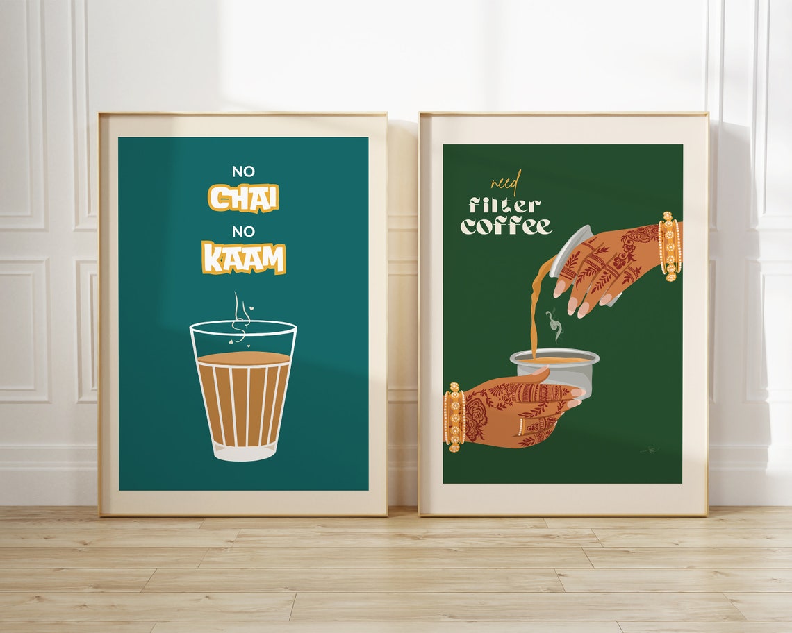 No Chai No Kaam Chai Art, Retro Pop Art - Image 2
