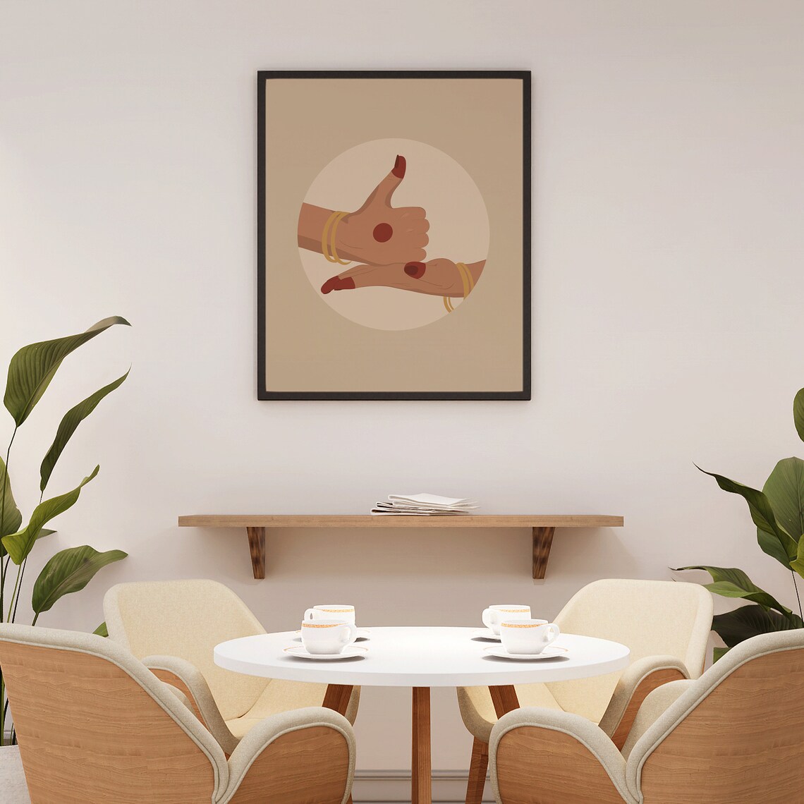 Dance Mudra Indian Dancer Art Print, South Asian - Image 5