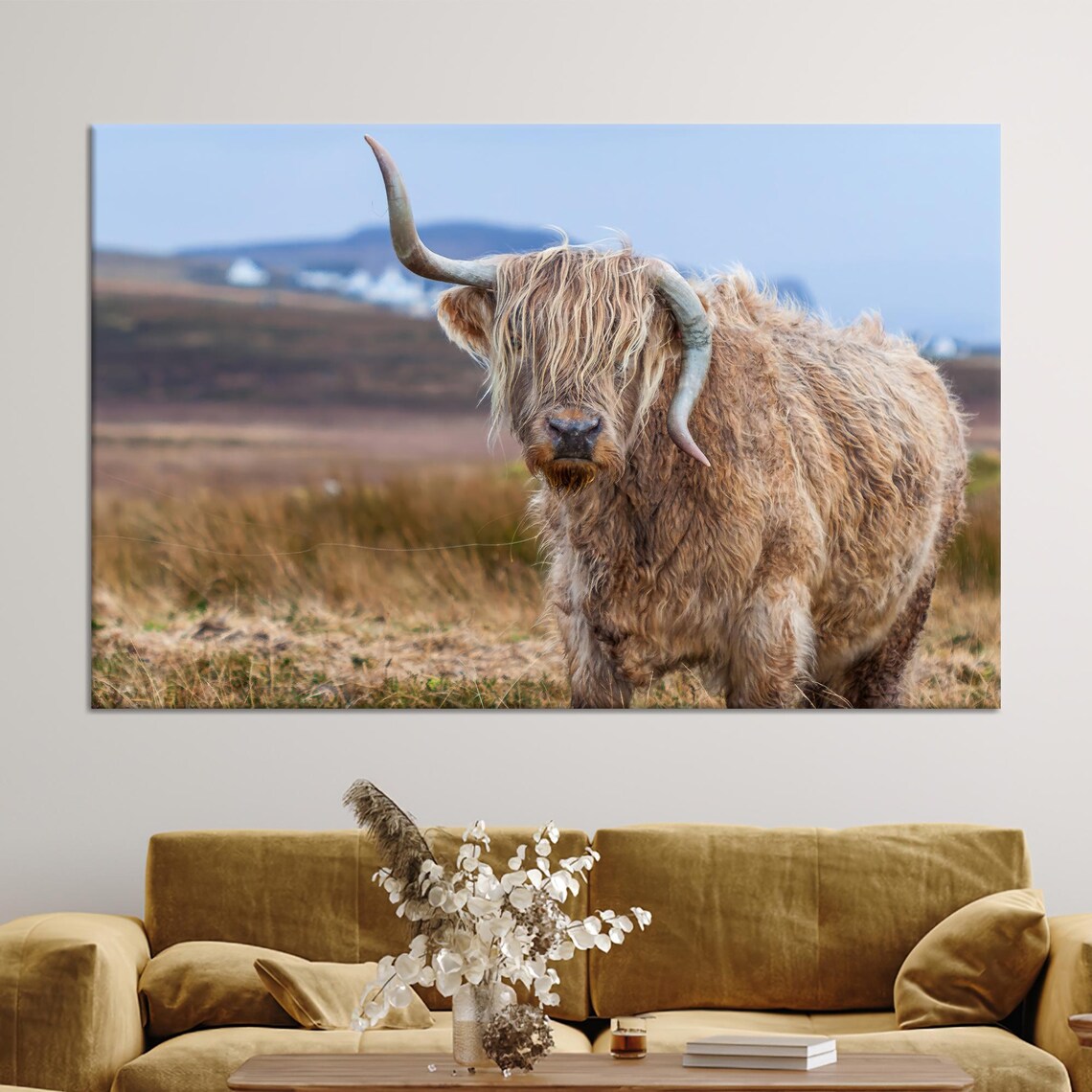 Cow Art Print, Farmhouse Animal Decor