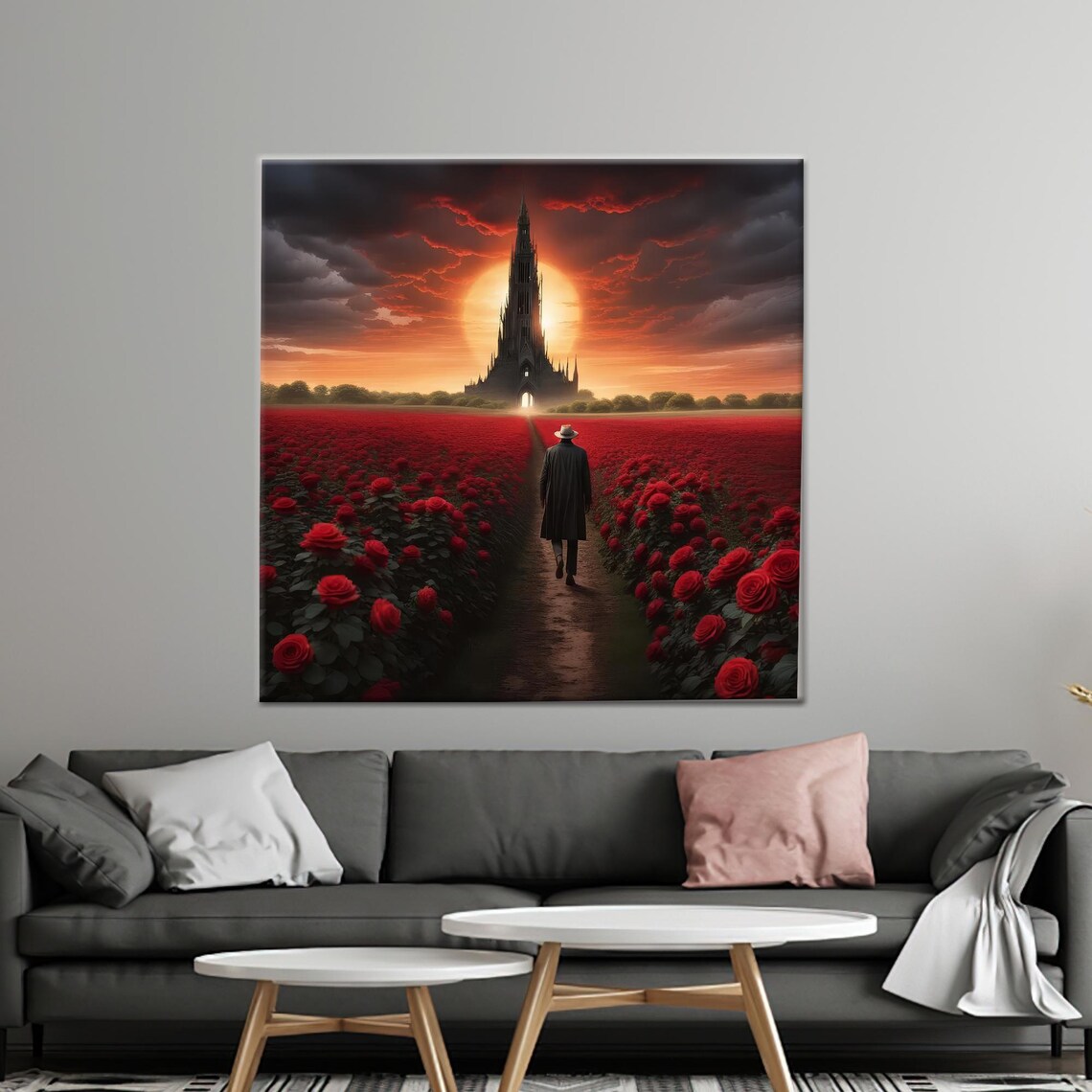 Dark Tower Art Print, Stephen King Movie Room Decor