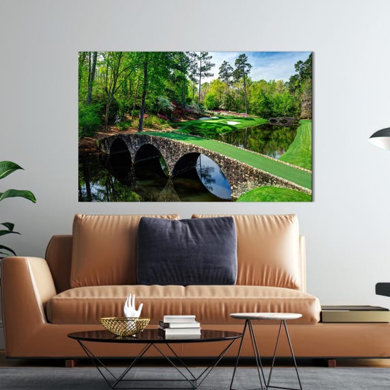 Golf Course Canvas Print Green Landscape Wall Art