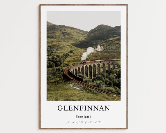 Scotland Travel Poster, Nature Wall Art