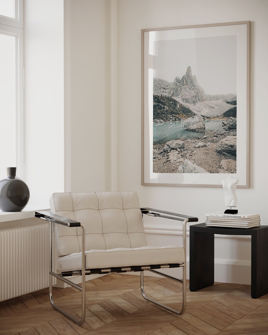 Mountain Print, Modern Minimalist Wall Art Print - Image 3