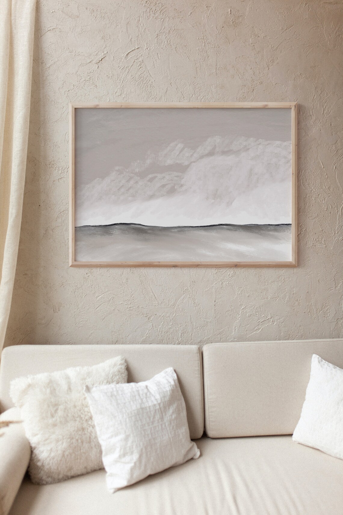 Watercolor Abstract Modern Minimalist Wall Art Print - Image 3